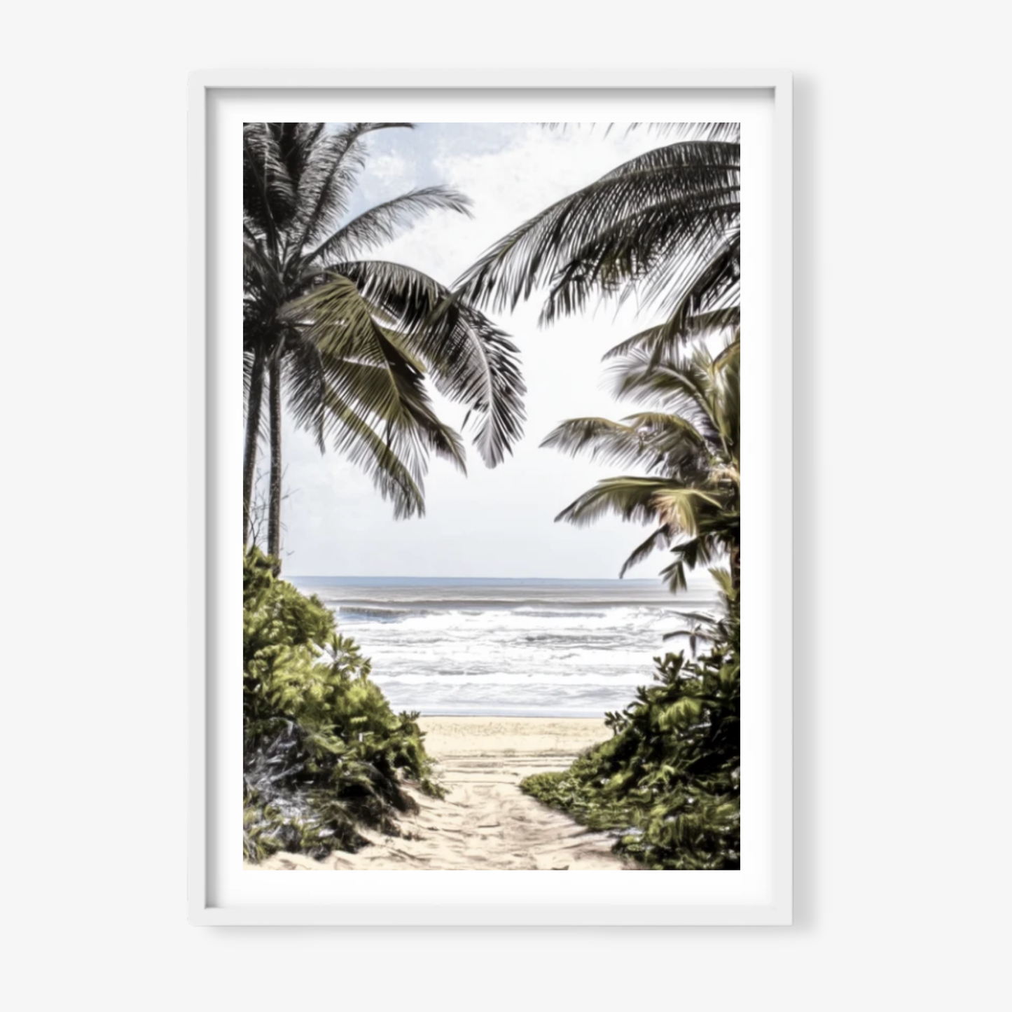 PALM BEACH PATHWAY - Art Print