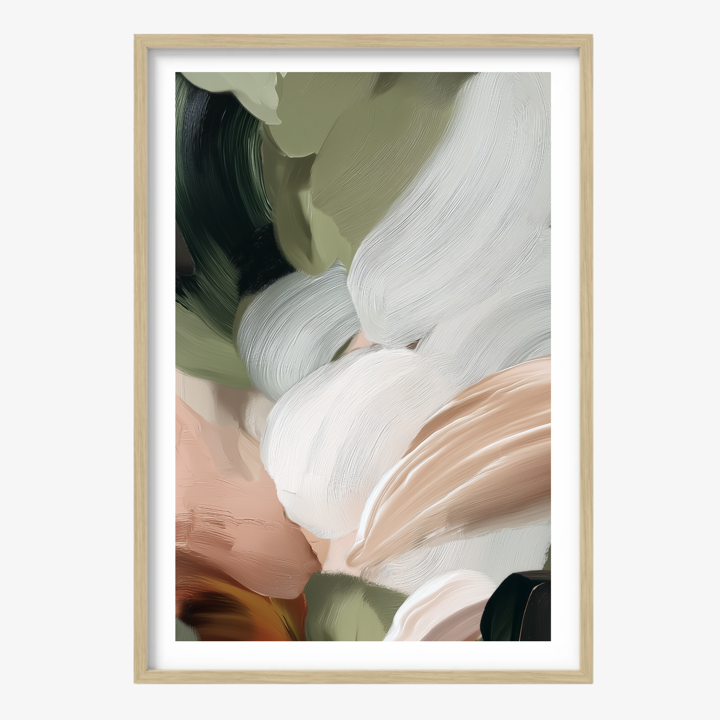 BETWEEN LEAVES - Art Print