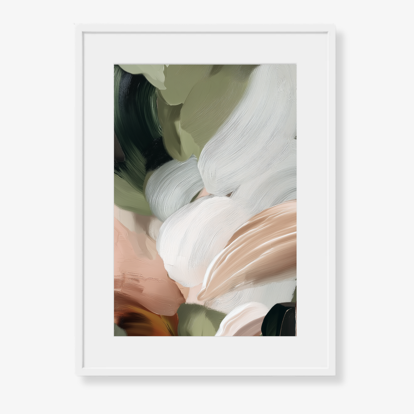 BETWEEN LEAVES - Art Print