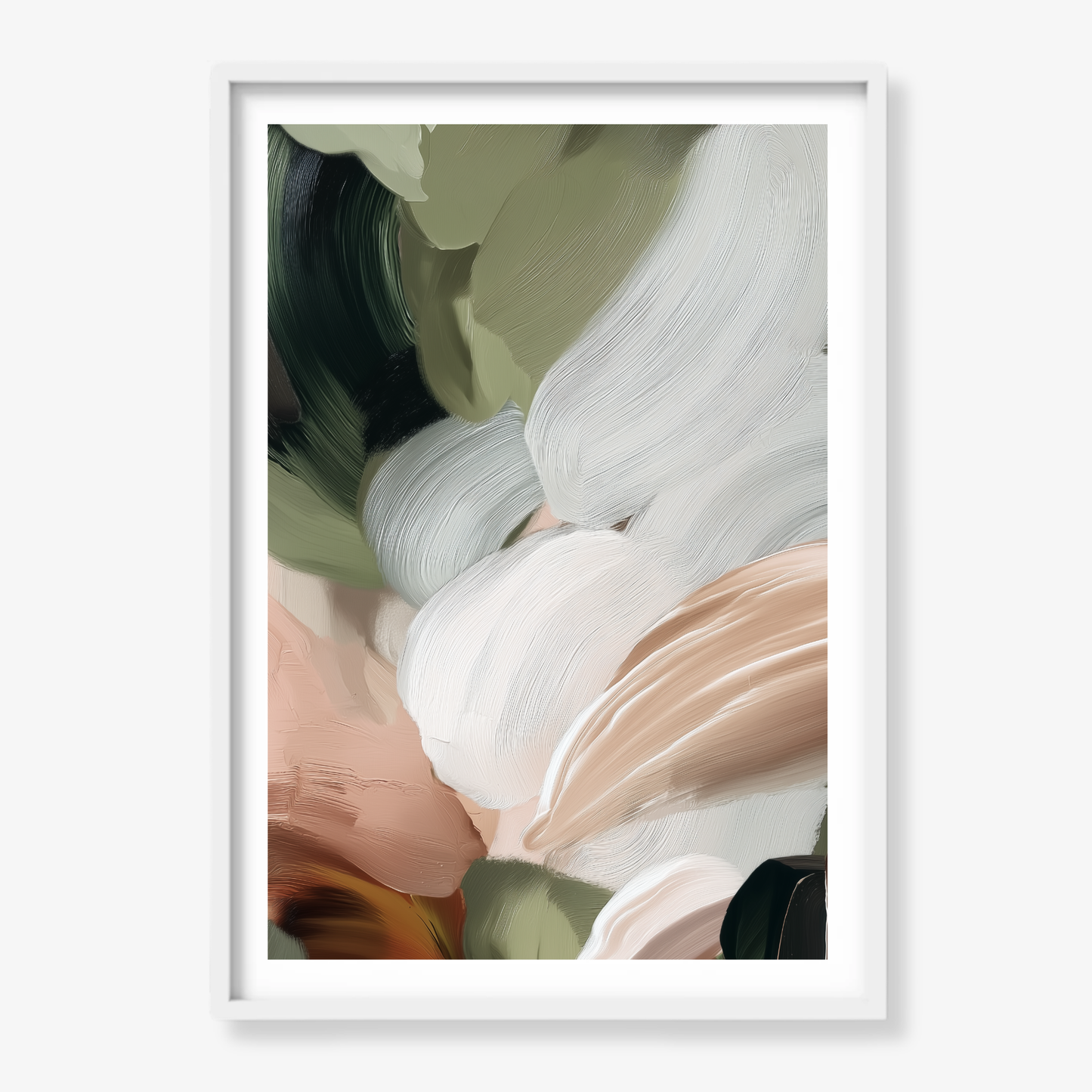 BETWEEN LEAVES - Art Print