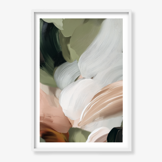 BETWEEN LEAVES - Art Print