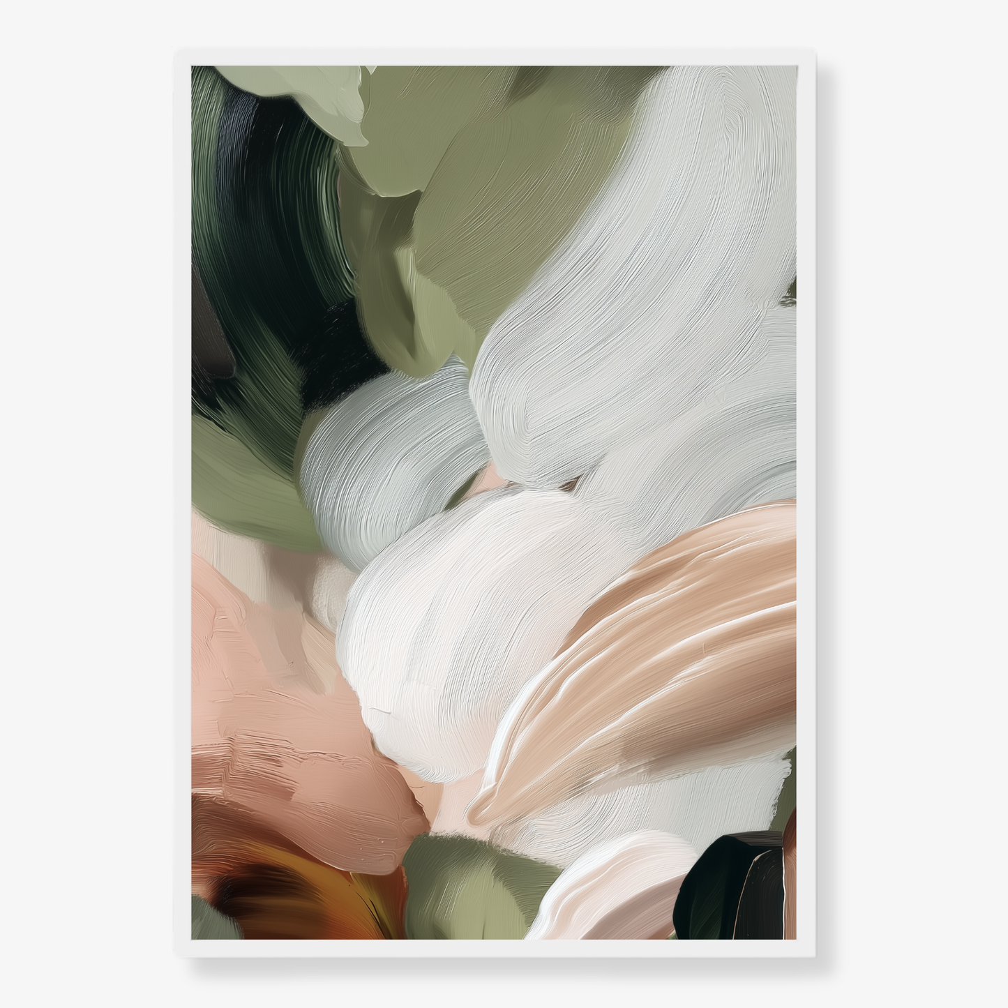 BETWEEN LEAVES - Art Print