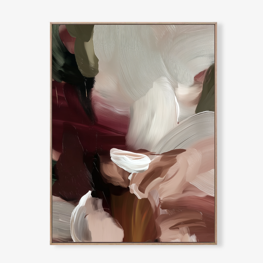 CRIMSON FOLD - Canvas Print
