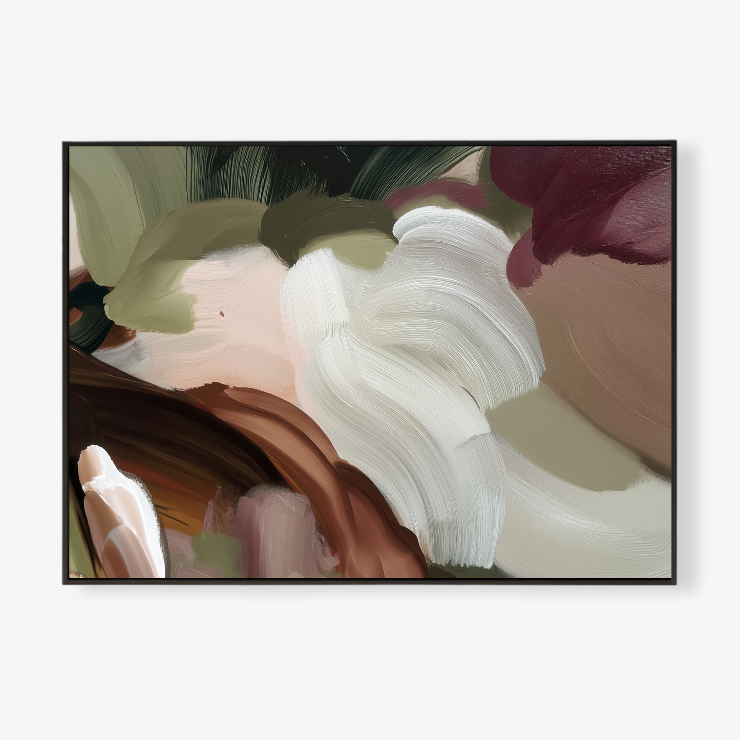 FILTERED GREEN - Canvas Print