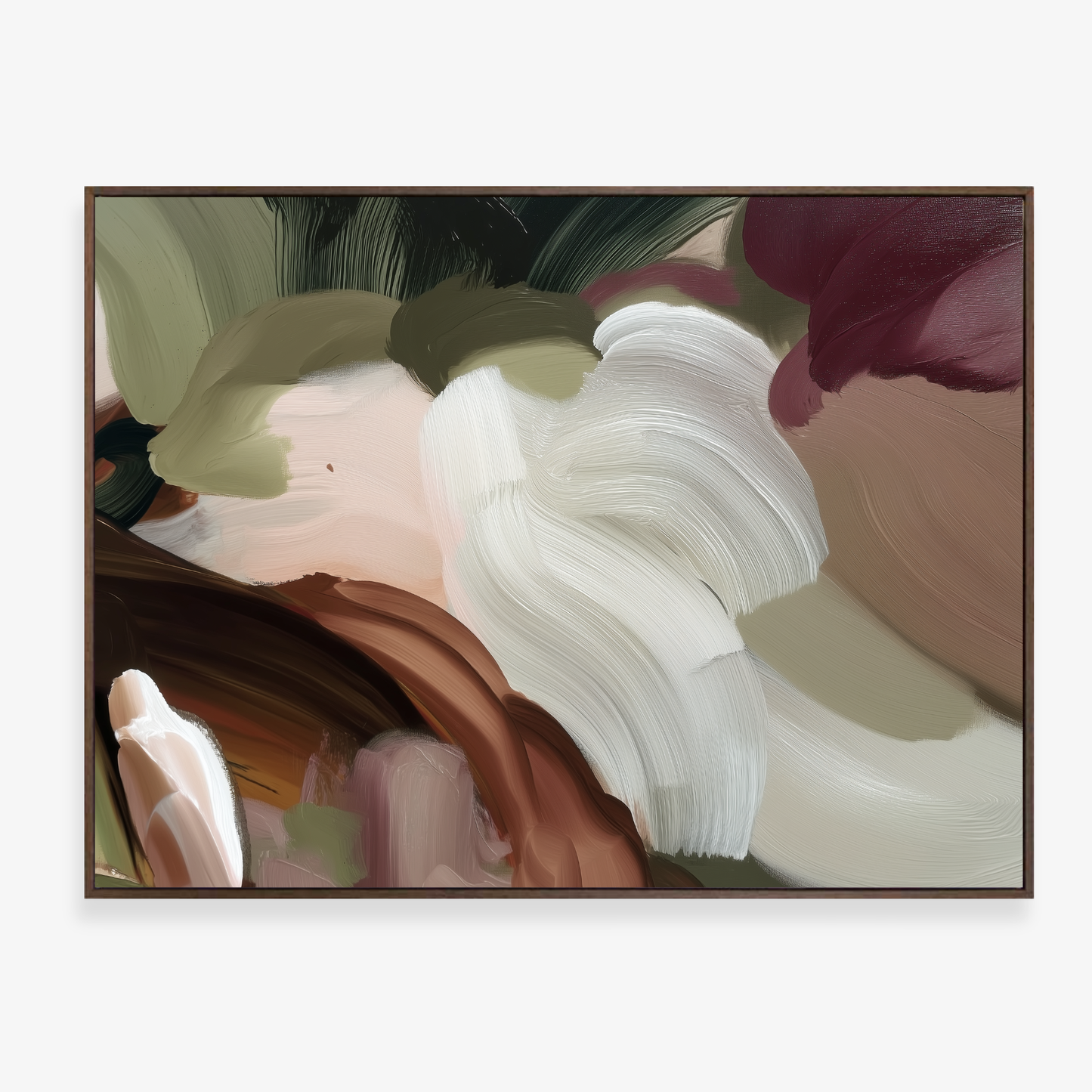 FILTERED GREEN - Canvas Print