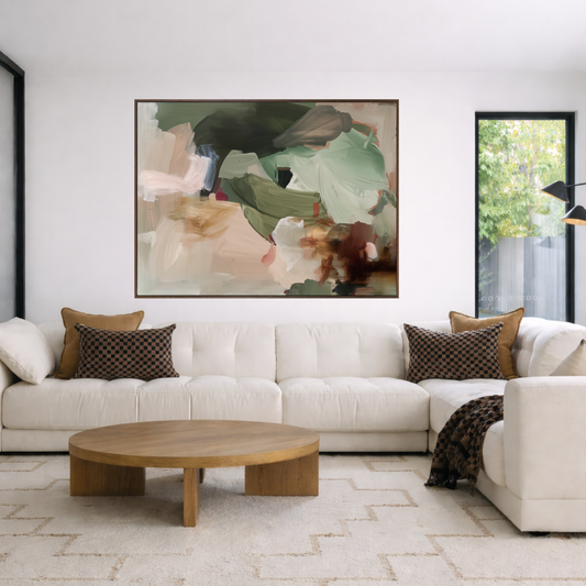 OLIVE GROUND - Canvas Print