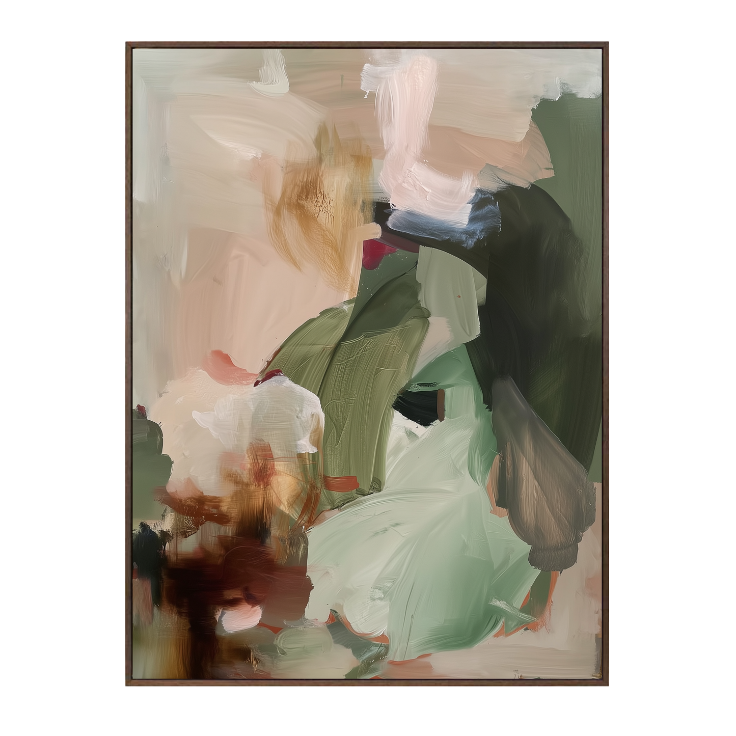OLIVE GROUND - Canvas Print