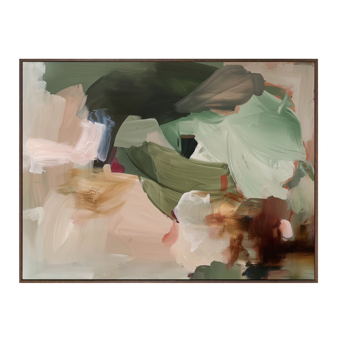 OLIVE GROUND - Canvas Print