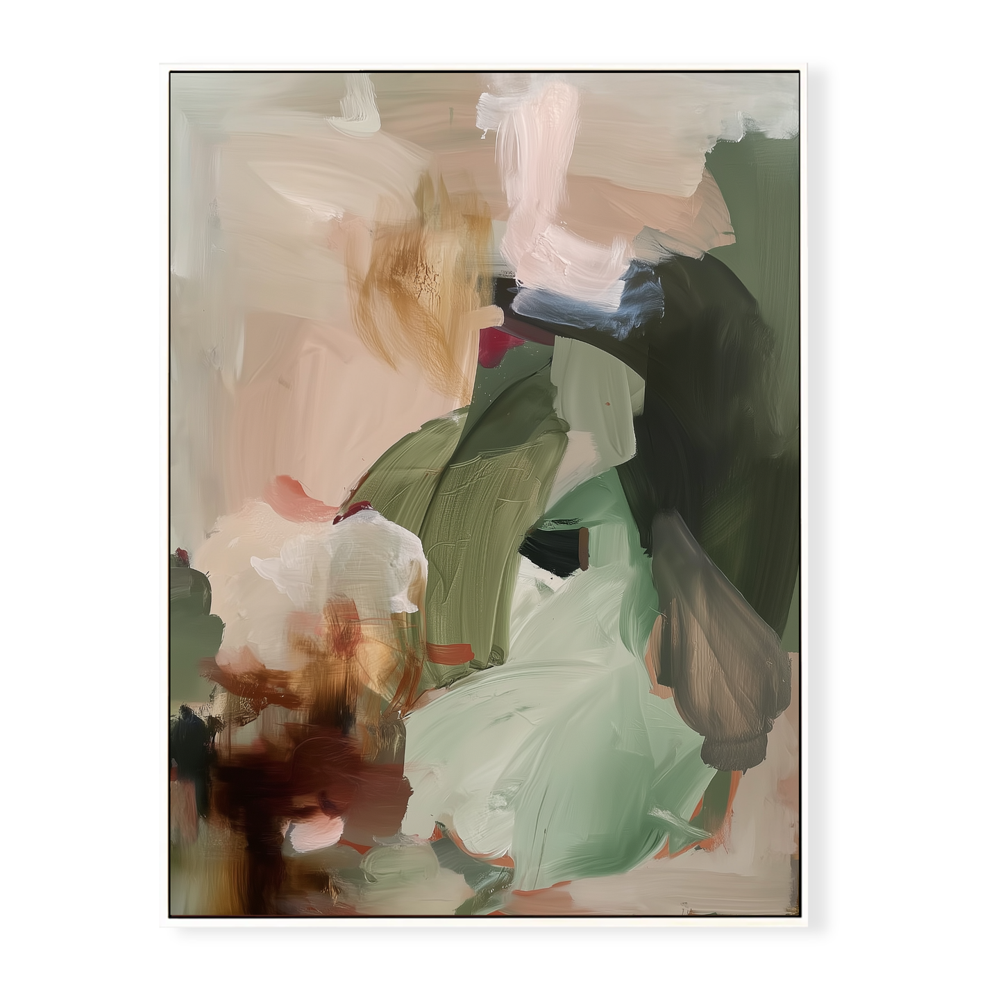 OLIVE GROUND - Canvas Print