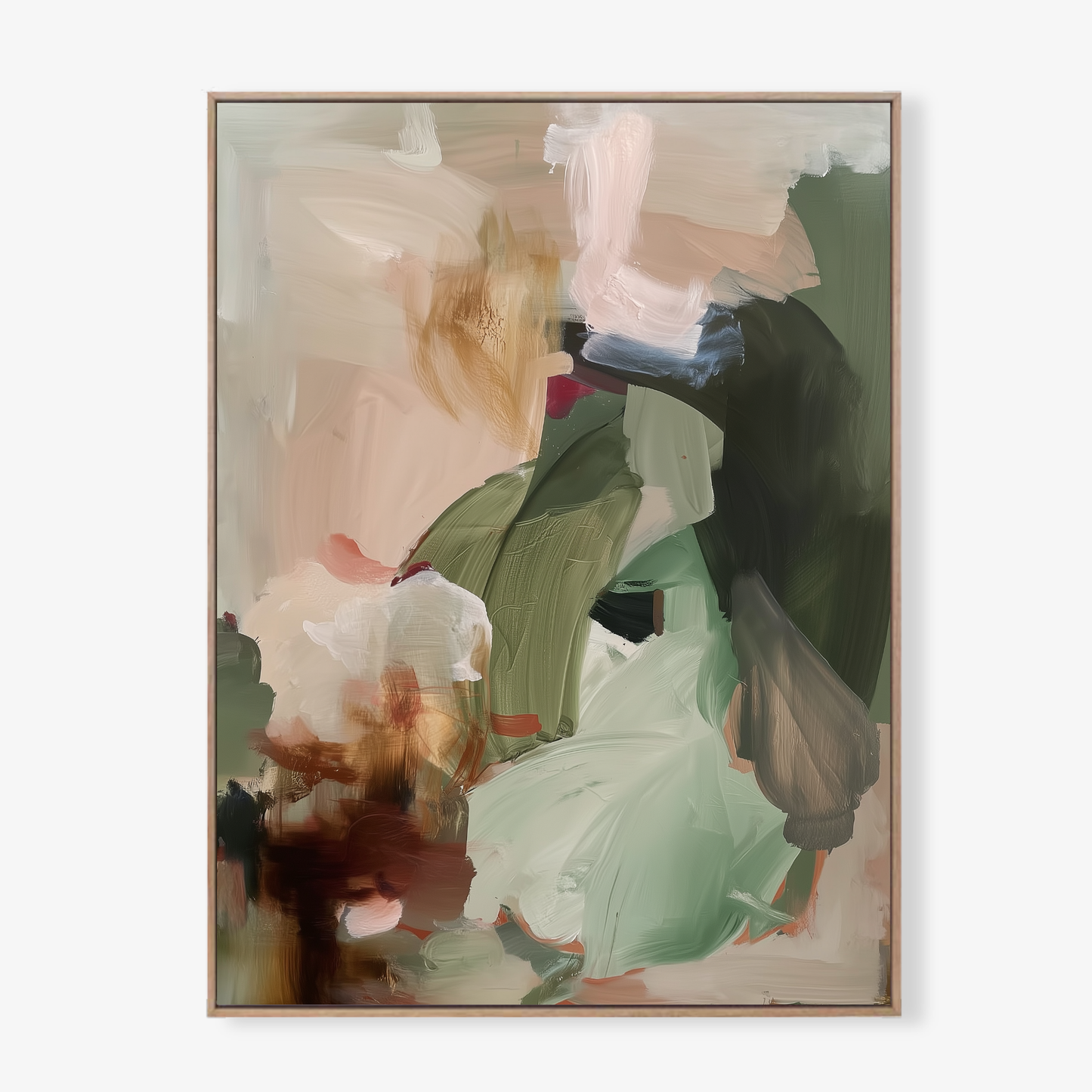 OLIVE GROUND - Canvas Print