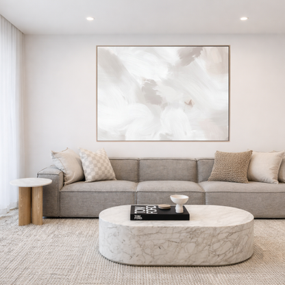 PALE SILENCE - Canvas Print