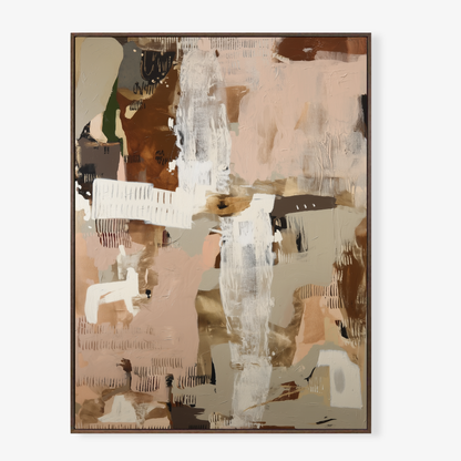 WEATHERED LINEN - Canvas Print