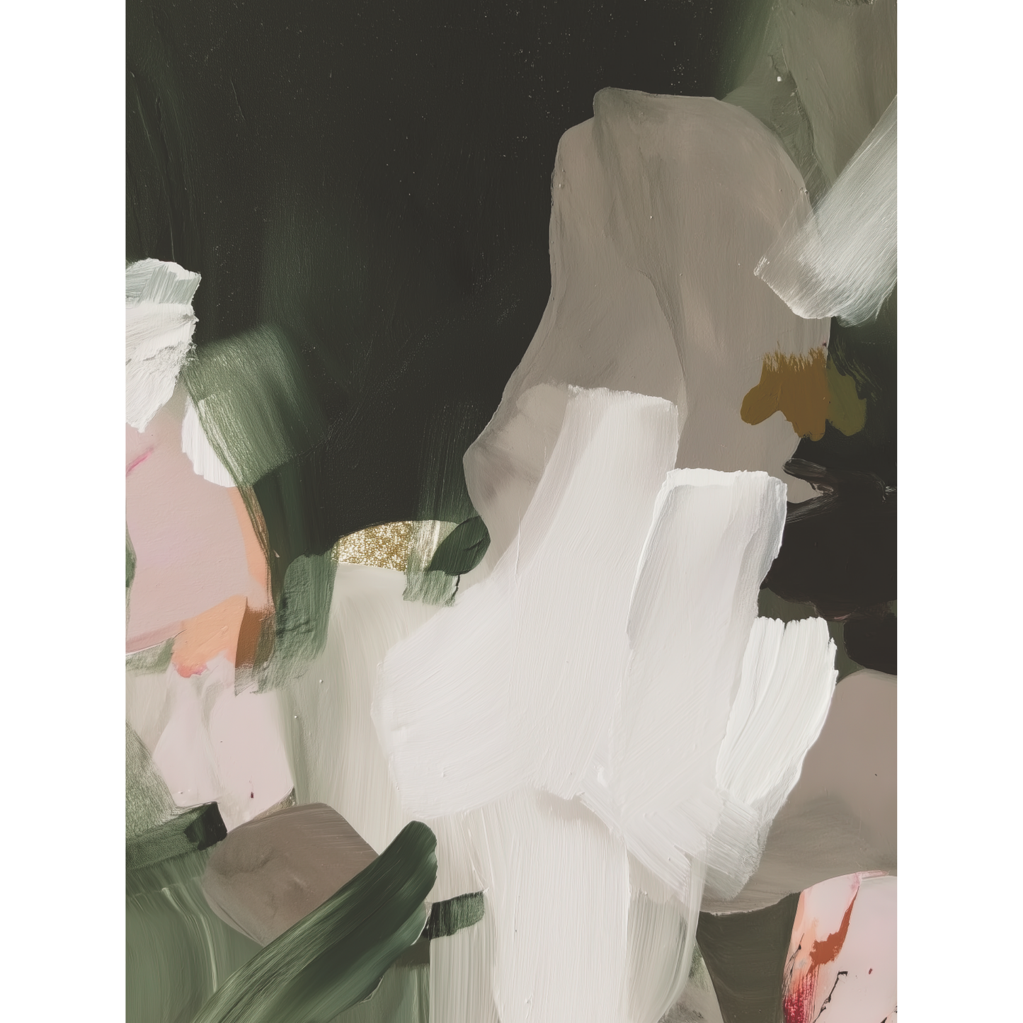 WHITE FORM - Canvas Print