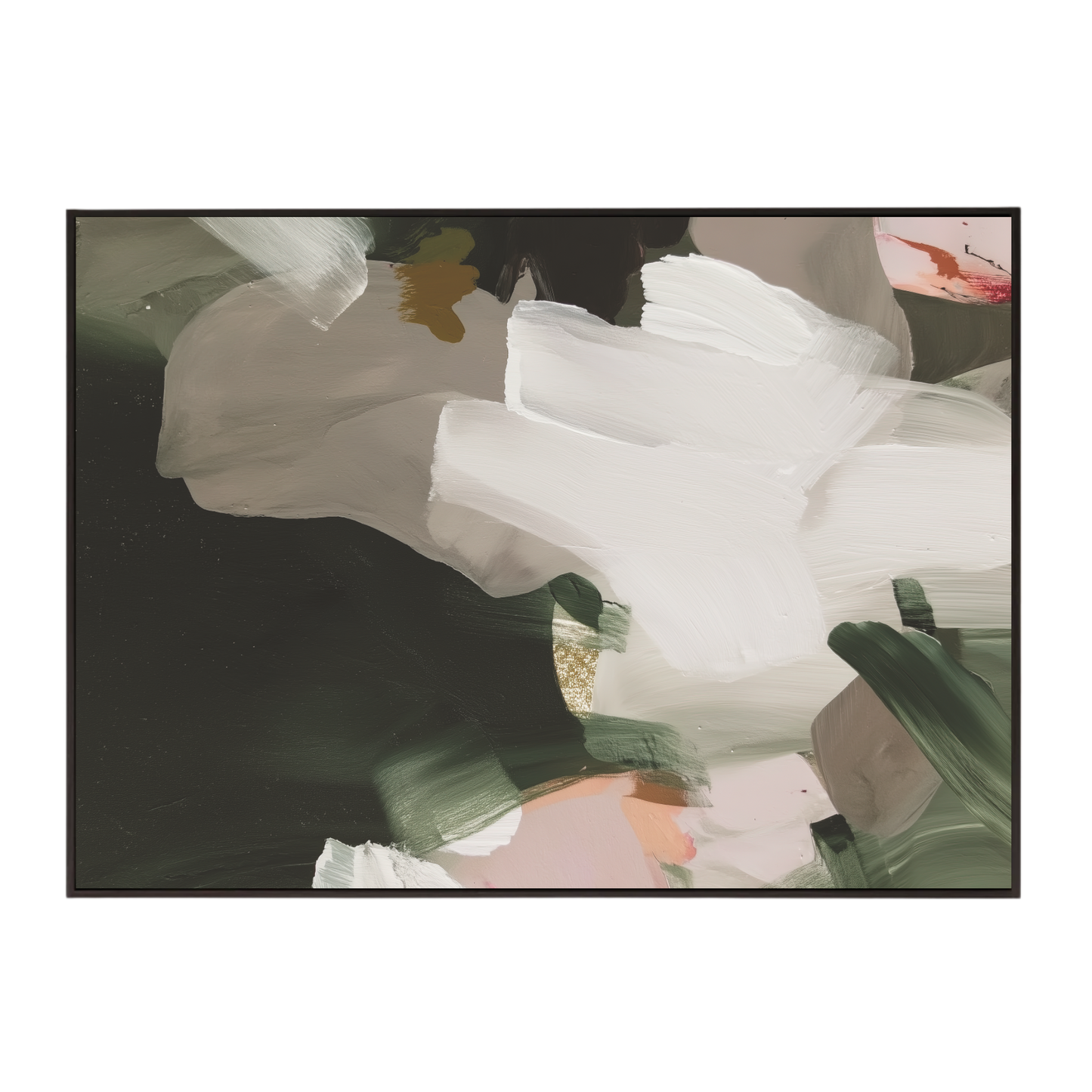 WHITE FORM - Canvas Print