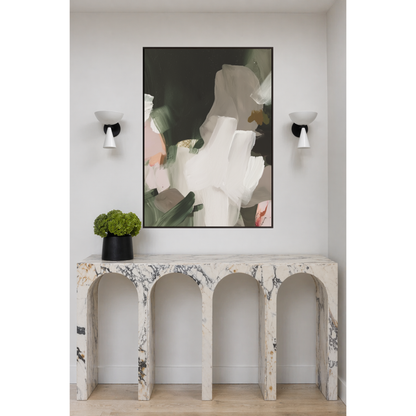 WHITE FORM - Canvas Print