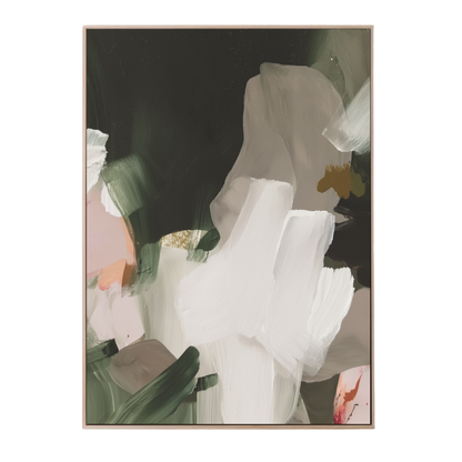 WHITE FORM - Canvas Print
