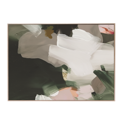 WHITE FORM - Canvas Print