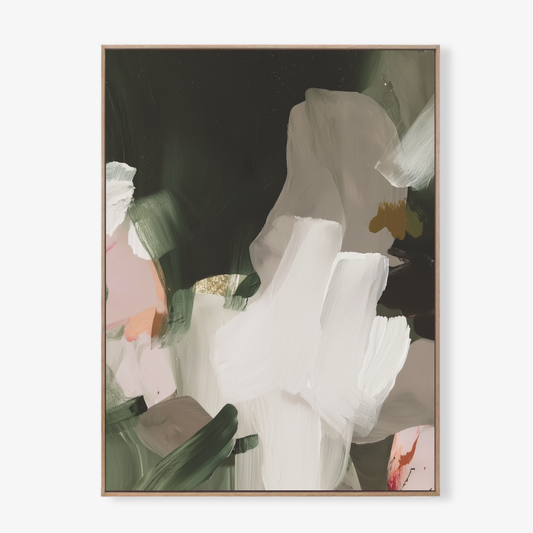 WHITE FORM - Canvas Print