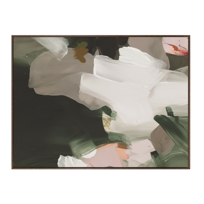 WHITE FORM - Canvas Print