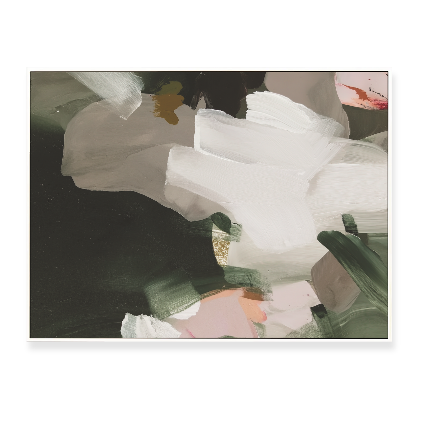 WHITE FORM - Canvas Print