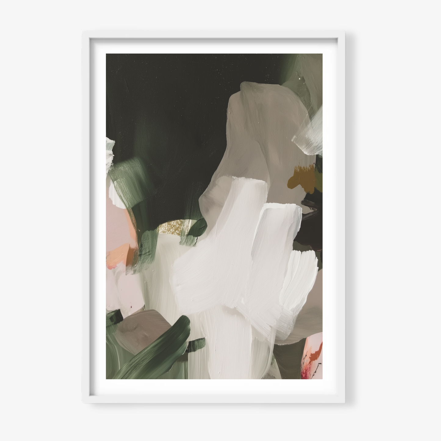 WHITE FORM - Art Print