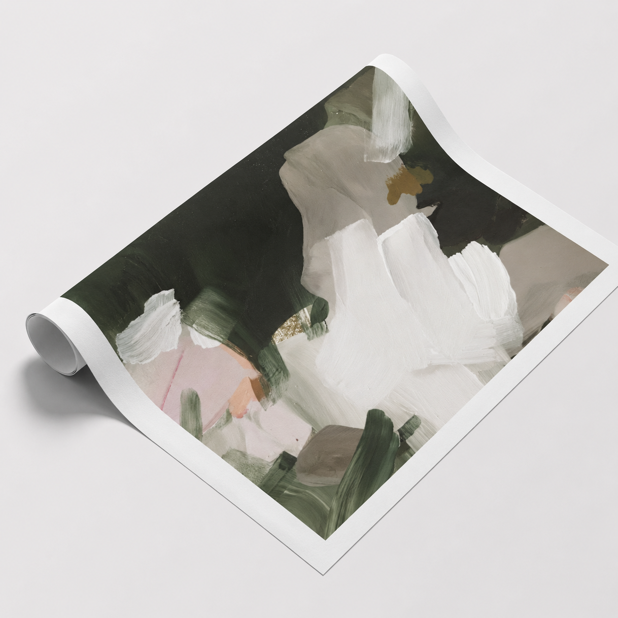 WHITE FORM - Art Print