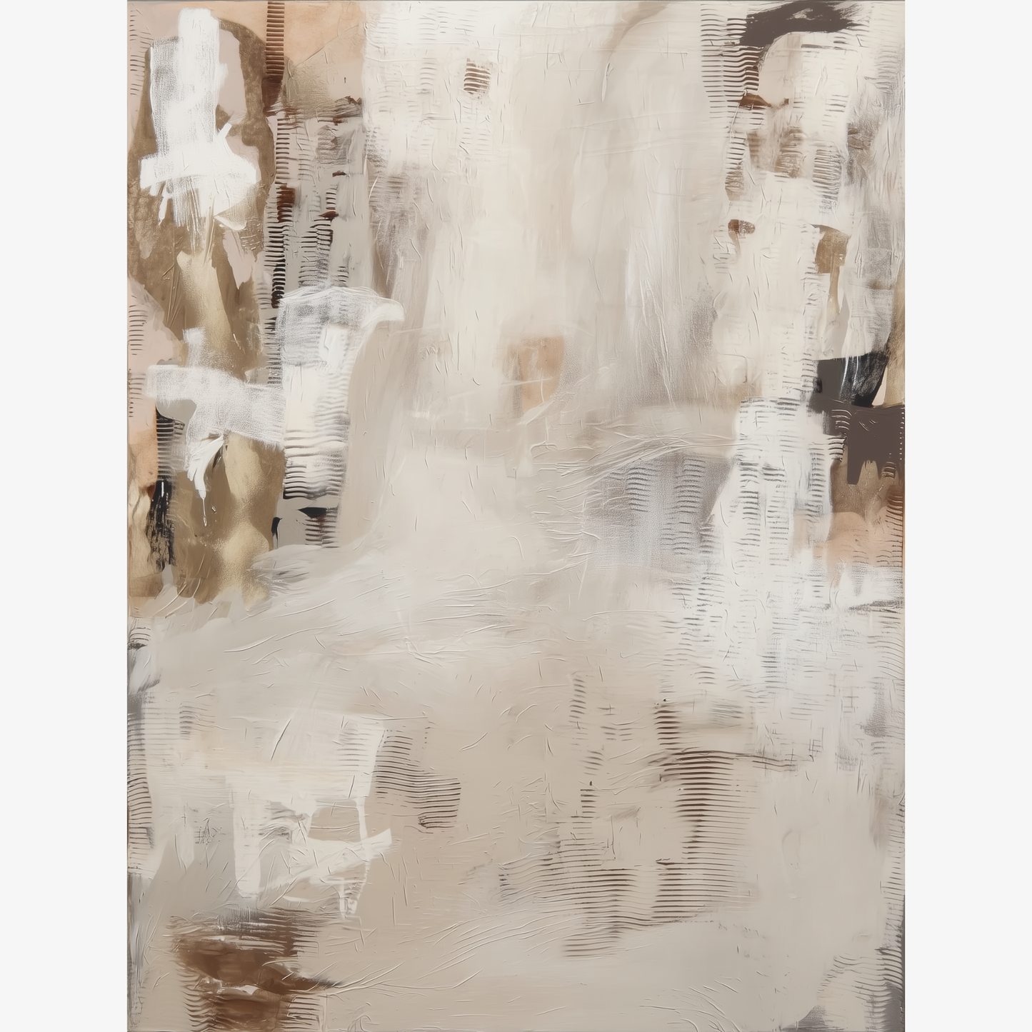WHITE GROUND - Art Print