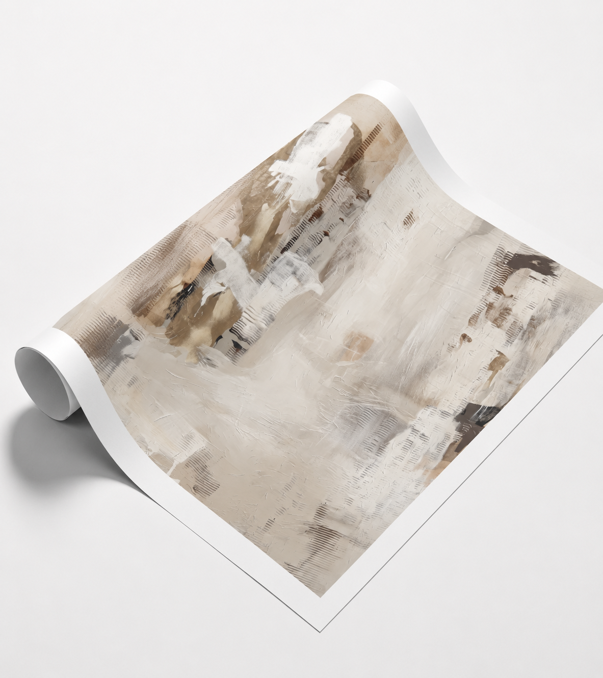 WHITE GROUND - Art Print